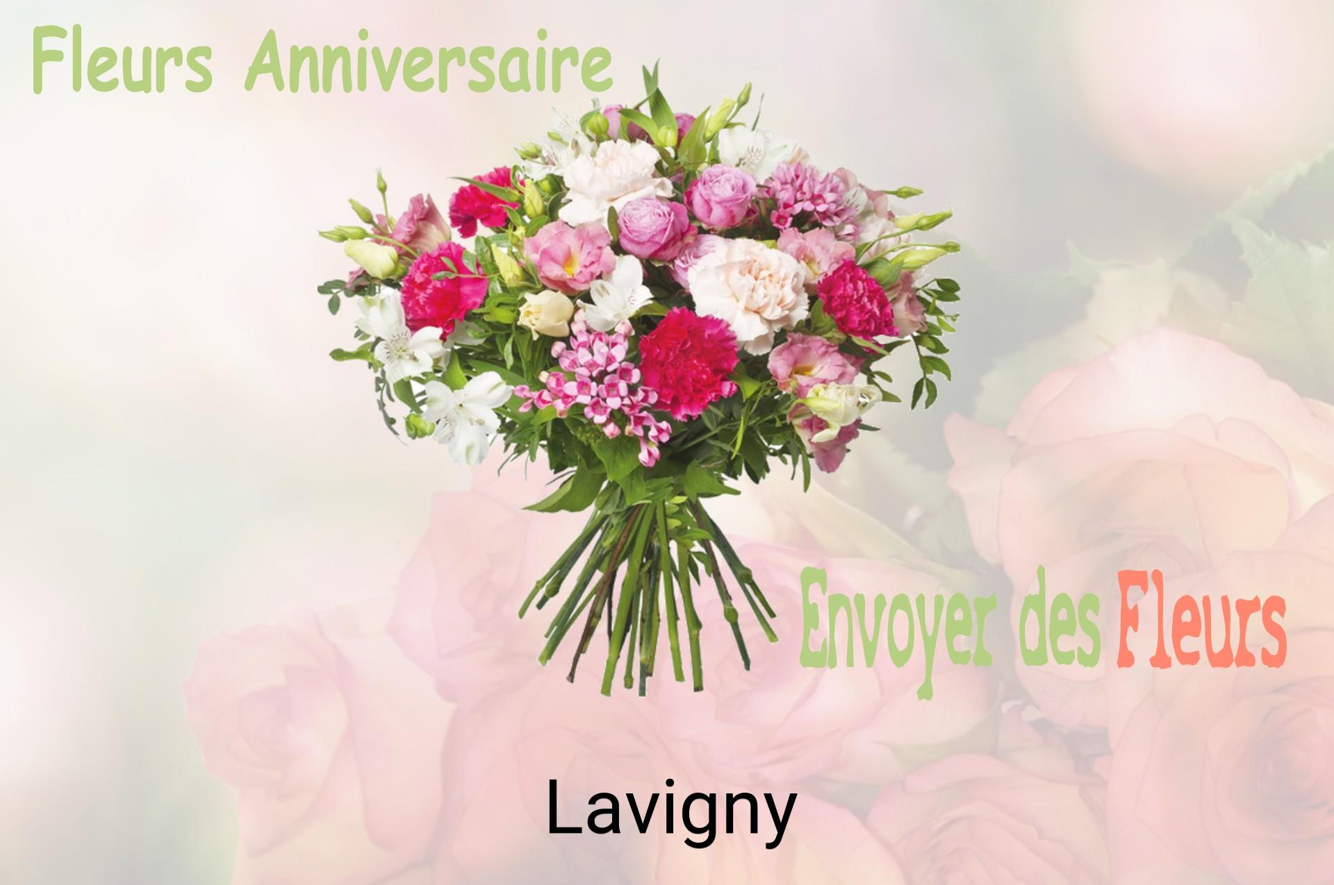 Bouquet de fleurs d’anniversaire livré à Lavigny