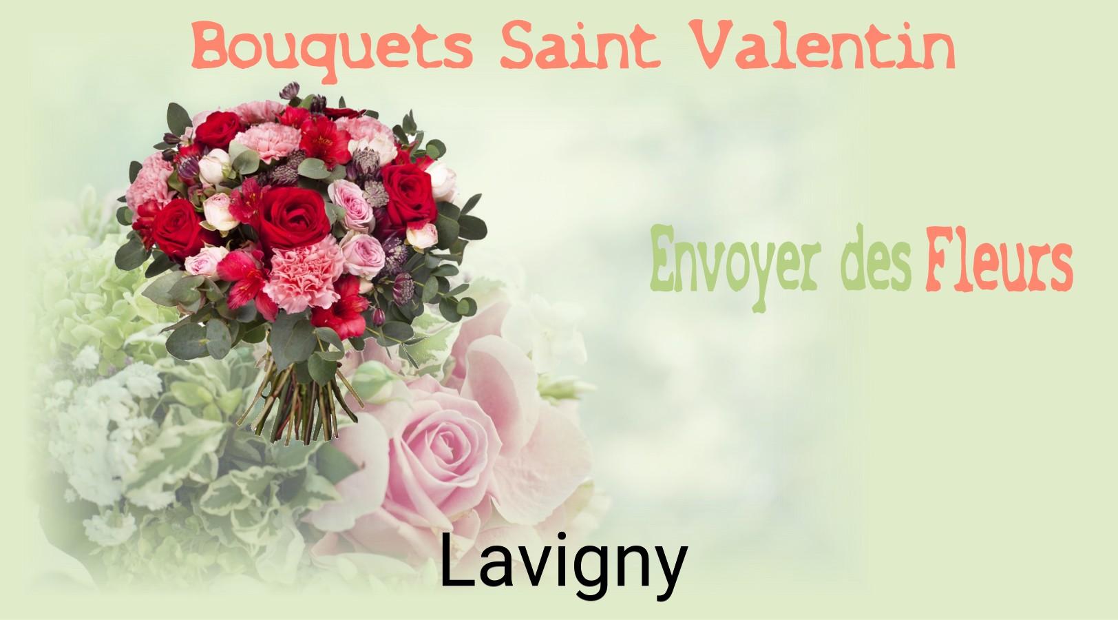 Roses de Saint-Valentin livrées à Lavigny